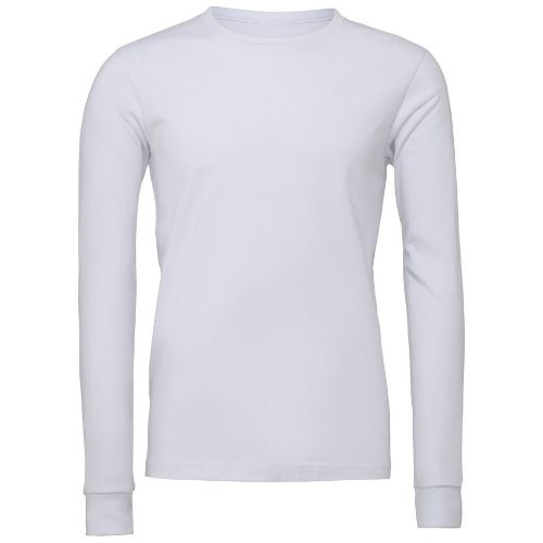 Bella Canvas Unisex Jersey Long Sleeve Tee White